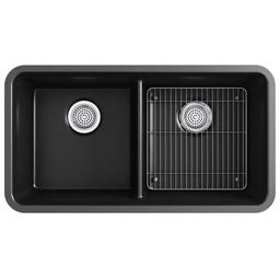 Cairn 33-1/2" Undermount Double Equal Bowl Neoroc Granite Composite Kitchen Sink with Right Sink Rack Included - om3ongyd1vld7hwq2a1w@2x.jpg