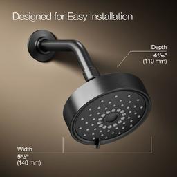 Purist 1.75 GPM Multi Function Shower Head with MasterClean and Katalyst Air-Induction Spray Technology - omojh71fli842o320ozl@2x.jpg