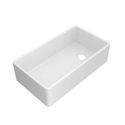 Single Bowl Kitchen Sink, Apron Mount, 36 x 20 in, 9-1/4 in Bowl Depth, Fireclay, White - onvgswvu72gipv80ziak@2x.jpg
