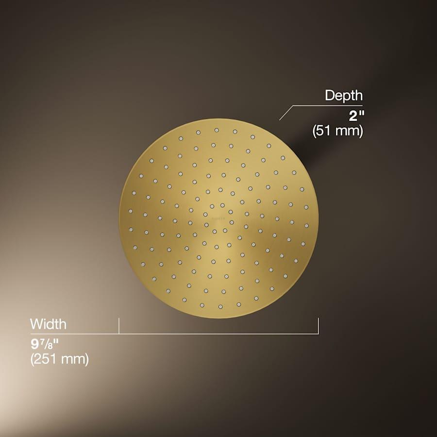 Awaken Round 10" Single Function 1.75 GPM Rainhead with MasterClean Sprayface - oppyy8z9jgiftloitojs@2x.jpg