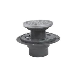 Shower Pan Drain, 2 in, Hub, 4-7/16 in, Grid, PVC Drain, Nickel Bronze - opyzpxxwly69fvuudovz@2x.jpg