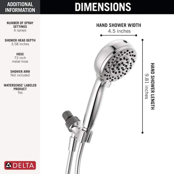 Delta ProClean 6-Spray Wall Mount Handheld Shower Head 1.75 GPM in Chrome 75719 - oq5zhiuk9wo2gf8zkrv3@2x.jpg