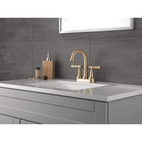 Delta Chamberlain Gold 4 in. Centerset Double-Handle Bathroom Faucet in Champagne Bronze 25747LF-CZ - oqvzjygnceryivpntyq7@2x.jpg