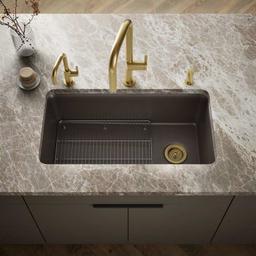 Cairn 33-1/2" Undermount Single Bowl Neoroc Granite Composite Kitchen Sink with Bottom Sink Rack - oqyenjgyxmrvz79oianf@2x.jpg