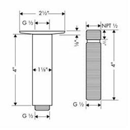 Extension Pipe, 1/2 in, NPT, For Use With Ceiling Mount Showerhead, Polished Chrome - orgiy0jmlsnybyiv1ntn@2x.jpg