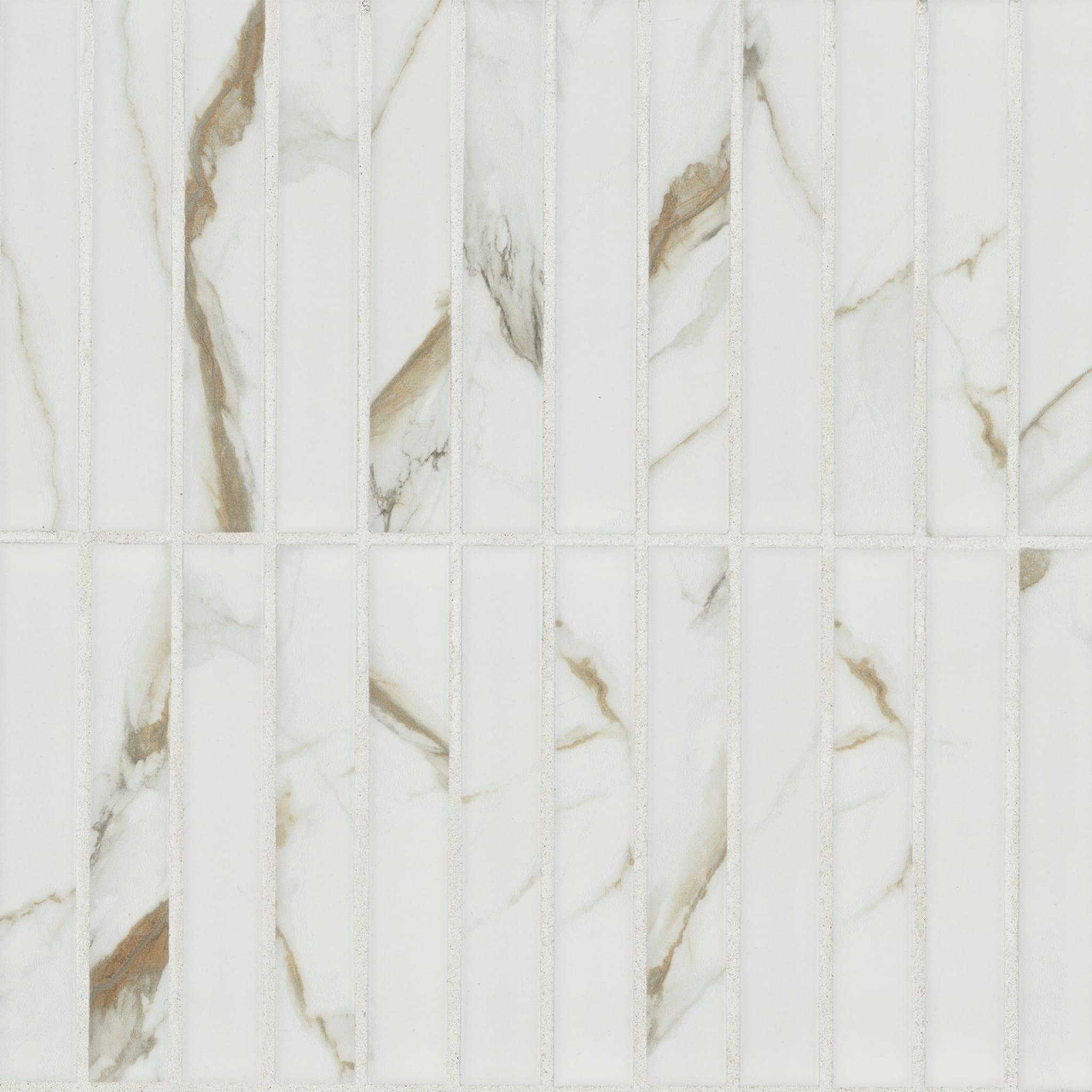 Calacatta Gold Matte Stack Pattern
