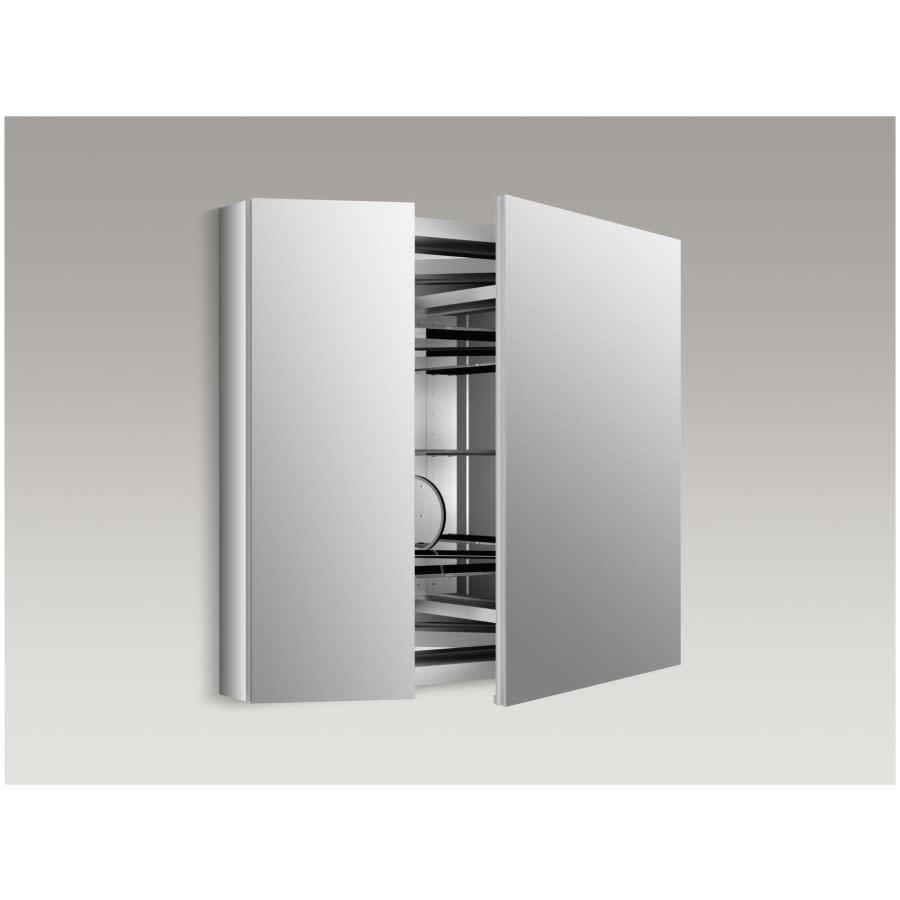 Verdera 34" x 30" Two Door Mirrored Medicine Cabinet with Plain Mirror and Three Adjustable Shelves and Slow Close Door - ouxpdsvwowhnmnehmmcd@2x.jpg