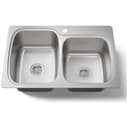 Verse 33" Double Basin Drop-In or Undermount Stainless Steel Kitchen Sink with SilentShield - oxd9udvepsxisgxajswy@2x.jpg