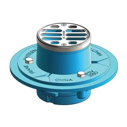 Frank Pattern™ Shower Drain, 2 in, Instant Set® 3-1/2 in, Stainless Steel Grid, Cast Iron Drain, Polished Chrome - oxqy3v44etchk4innovs@2x.jpg