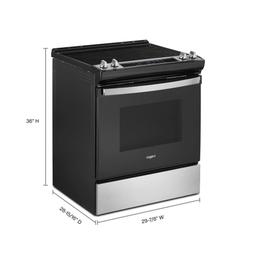 30"W 4.8Cuft Slide In 4E Smoothtop Electric Range Stainless Steel - ozxddipw1ahasukhmkva@2x.jpg