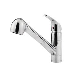 Pfirst Series™ Kitchen Faucet, Deck Mount, ADA, 1 Lever Handle, 1 or 3-Hole, Polished Chrome - p084hi2ust8s1erxppum@2x.jpg