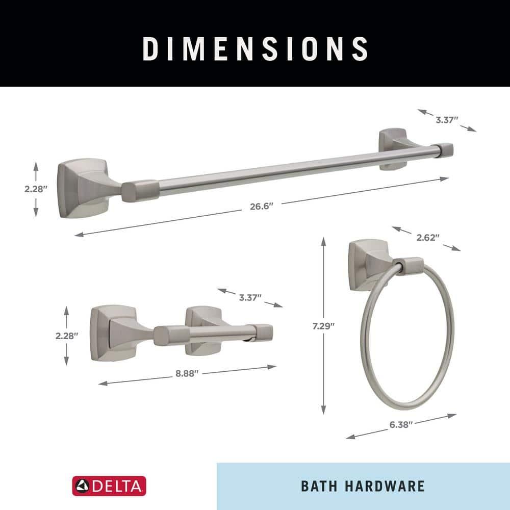 Portwood 3-Piece Bath Hardware Set with 24 in. Towel Bar, Toilet Paper Holder, Towel Ring in Brushed Nickel - p4rfmwumcq4iziiibv2u@2x.jpg