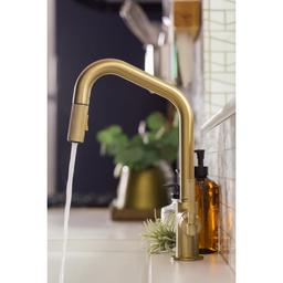 Litze Single Handle Angled Spout Pull Down Kitchen Faucet with Knurled Handle - Limited Lifetime Warranty - p4zrkr829hb6dyb1u1ql@2x.jpg