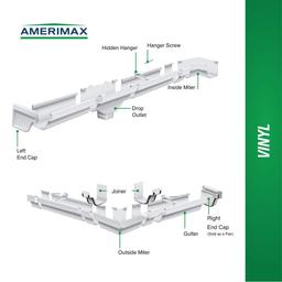 2 in. x 3 in. White Vinyl Downspout Clip - p6q7hxr14v94cnfzs8xa@2x.jpg