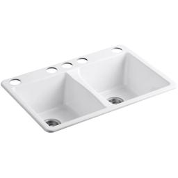Deerfield 33" Double Basin Under-Mount Enameled Cast-Iron Kitchen Sink - p6xykrum75uf41fuli27@2x.jpg