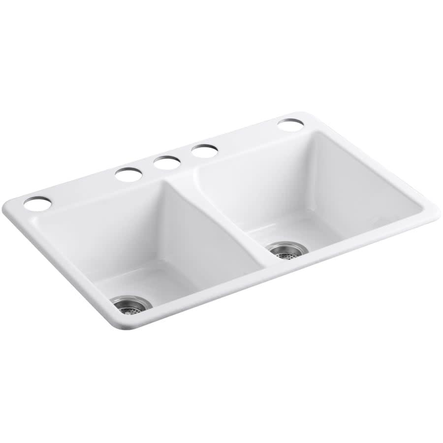 Deerfield 33" Double Basin Under-Mount Enameled Cast-Iron Kitchen Sink - p6xykrum75uf41fuli27@2x.jpg