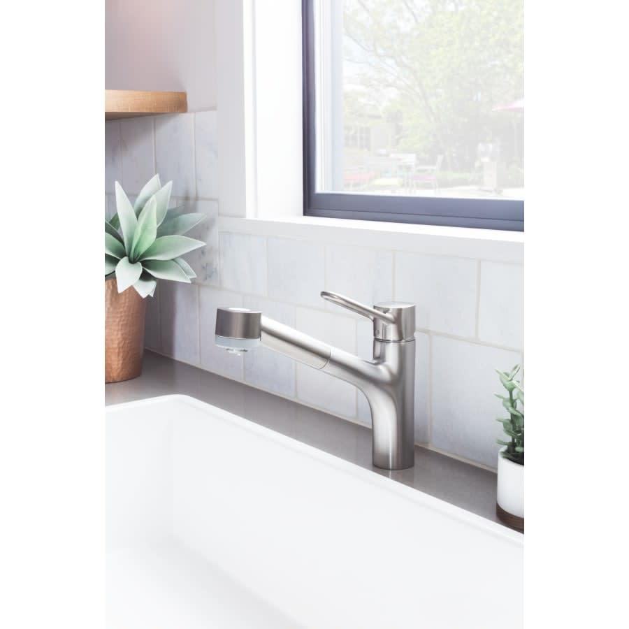 Talis Loop 1.75 GPM Pull-Out Spray Kitchen Faucet with Locking Spray Diverter - Limited Lifetime Warranty - p7hzxkdwkx0qoohdrfoz@2x.jpg