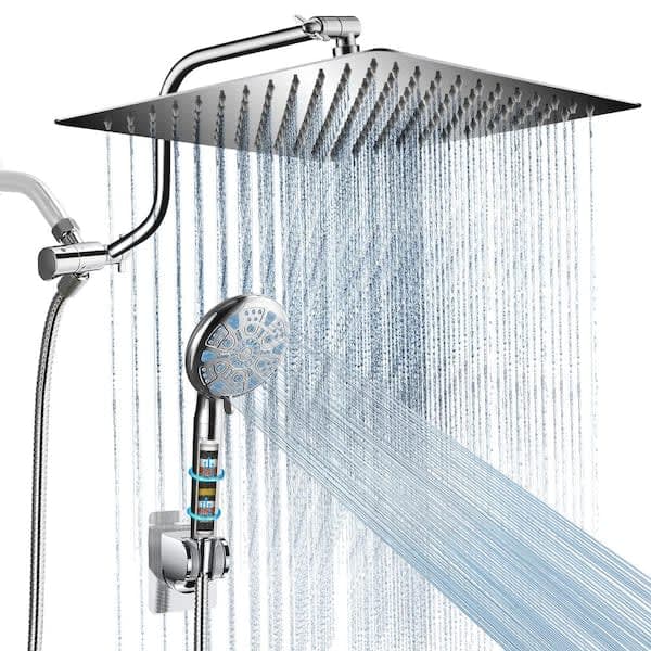 Heemli 9-Spray Rainfull 2-in-1 Patterns Adjustable Fixed Shower Head with Filter 1.8 GPM and Handheld Shower Head in Chrome KFA12C - p9ywa7brrry9dzle4nsj@2x.jpg