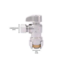 SharkBite 1/2 in. Push-to-Connect x 3/8 in. O.D. Compression Chrome-Plated Brass Quarter-Turn Angle Stop Valve - pag6pwbmrxlqz6ofyhyd@2x.jpg