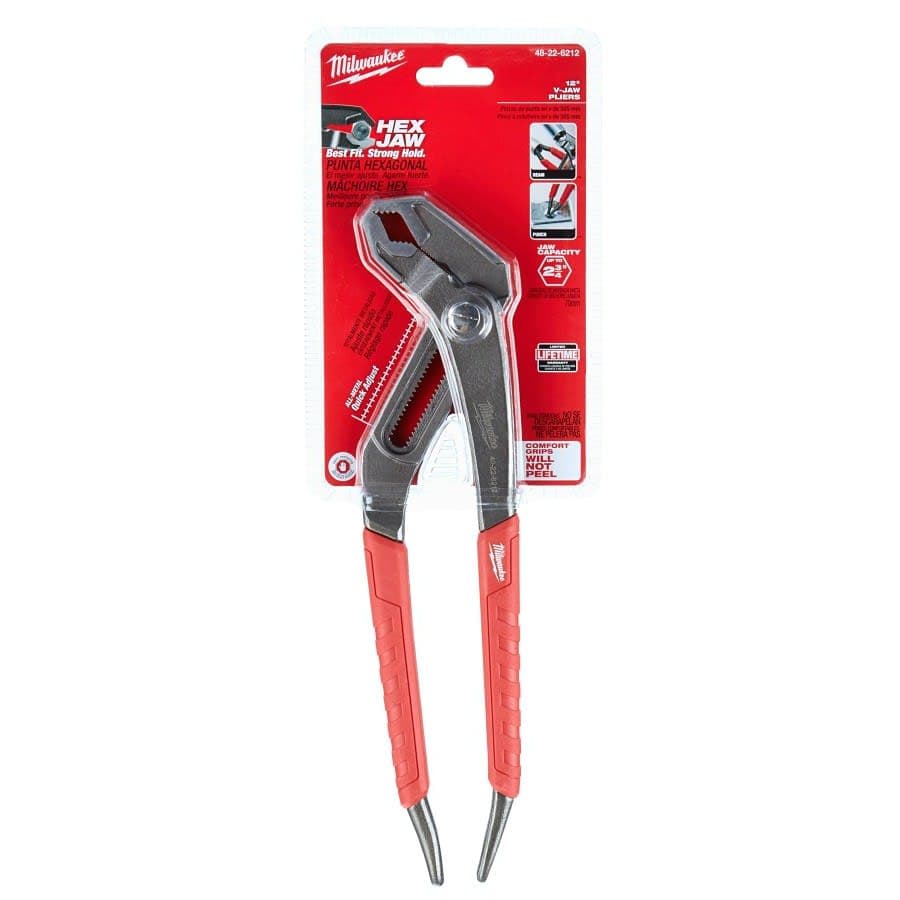 Gen II 26-Position Quick Adjust Hex Jaw Plier, 2-3/4 in, 1-3/4 in L x 1/4 in W Alloy Steel V-Shape Jaw, 12 in OAL - pal73t7f5e9ynvbo7wzp@2x.jpg
