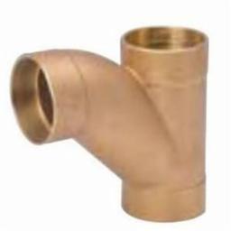 DWV Combination Wye and 45 deg Elbow, 3 in, C, Copper - paz0f0ocuhnwk3ixaqsb@2x.jpg