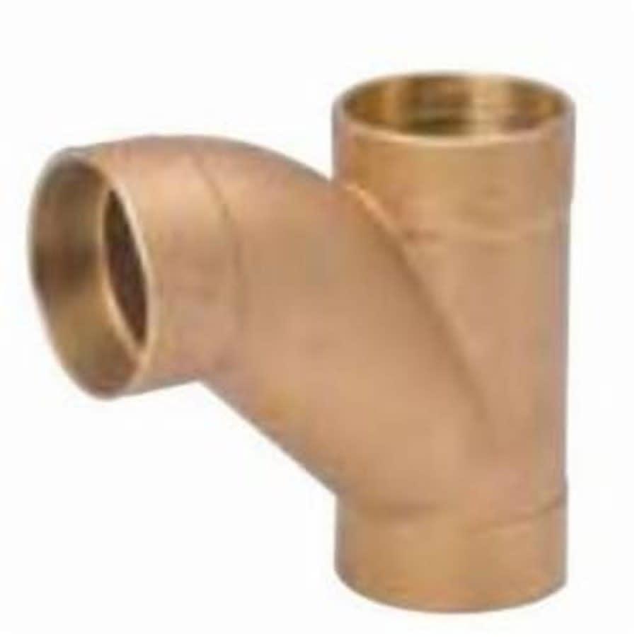 DWV Combination Wye and 45 deg Elbow, 3 in, C, Copper - paz0f0ocuhnwk3ixaqsb@2x.jpg