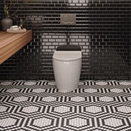 Le Cafe 1" x 1" Matte Porcelain Mosaic Tile - Deco Design 4 - pbfgc0yfzwfq7hazrccu@2x.jpg