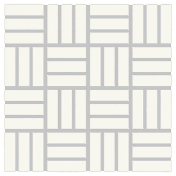 Color Wheel Mosaic Matte Arctic White Straight Joint 1X6 Matte - pc2gb3ftsc2yscw9jm60@2x.jpg