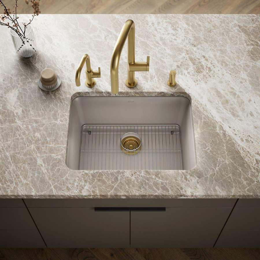 Cairn 24-1/2" Undermount Single Bowl Neoroc Granite Composite Kitchen Sink with Bottom Sink Rack - pcpissfnsh7y3c4qajgw@2x.jpg