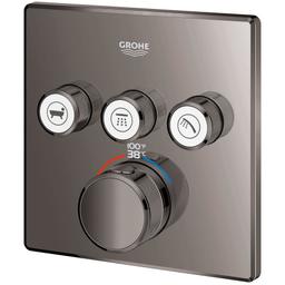 Grohtherm Three Function Thermostatic Valve Trim Only with Four Knob / Push Button Handles, Integrated Diverter, and Volume Control - Less Rough In - pe90ufwwpdse52u6uwvm@2x.jpg