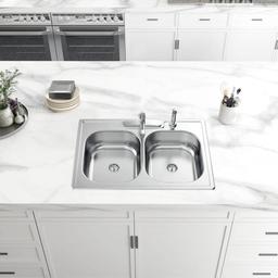 33 in. Drop-In 50/50 Double Bowl 20 Gauge Stainless Steel Kitchen Sink with Faucet - pevwjyzy1st8qwy7cpyf@2x.jpg