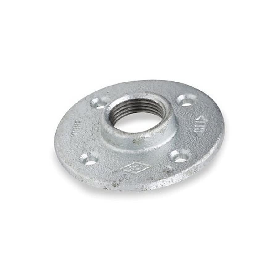 Floor Flange, 2-1/2 in, FNPT, 6-3/4 in OD, 4 Bolt Holes, 125 lb, Malleable Steel - pf4ttni8dip6vfpy0vif@2x.jpg