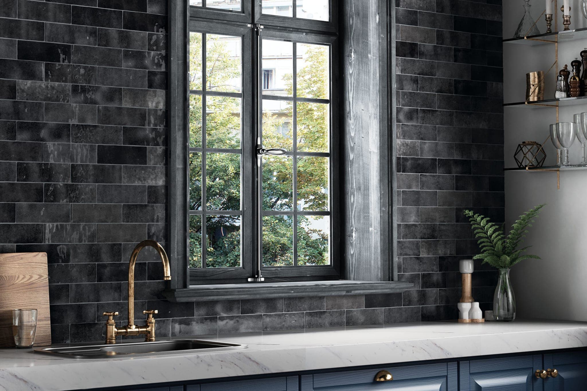 Cloé 2.5X8 Glossy Ceramic Tile in Black - pfamc3mrdcbnuatceugv@2x.jpg