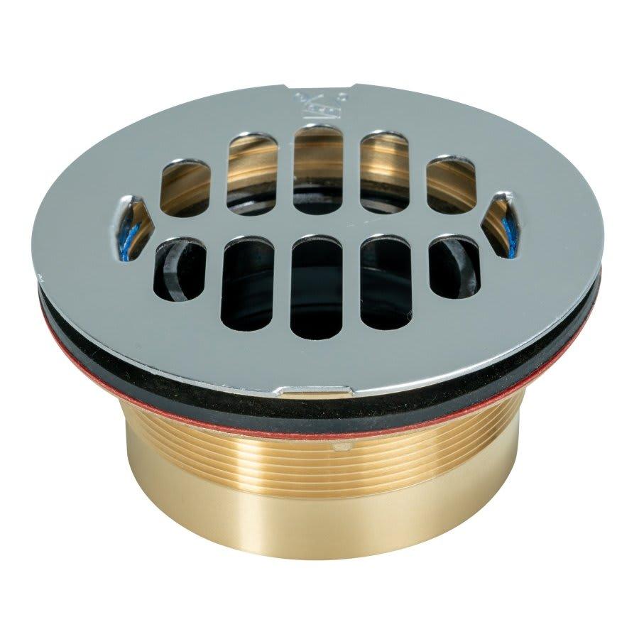 Shower Drain With Strainer, Snap-In Grate, 2 in, Sure Fit, Brass Drain, Stainless Steel - pftctcgngu9atwxh6ire@2x.jpg