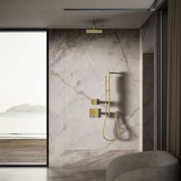 Honesty Square 10" Single Function 1.75 GPM Rainhead with MasterClean Sprayface - pgnicwb206lnryn1ogps@2x.jpg