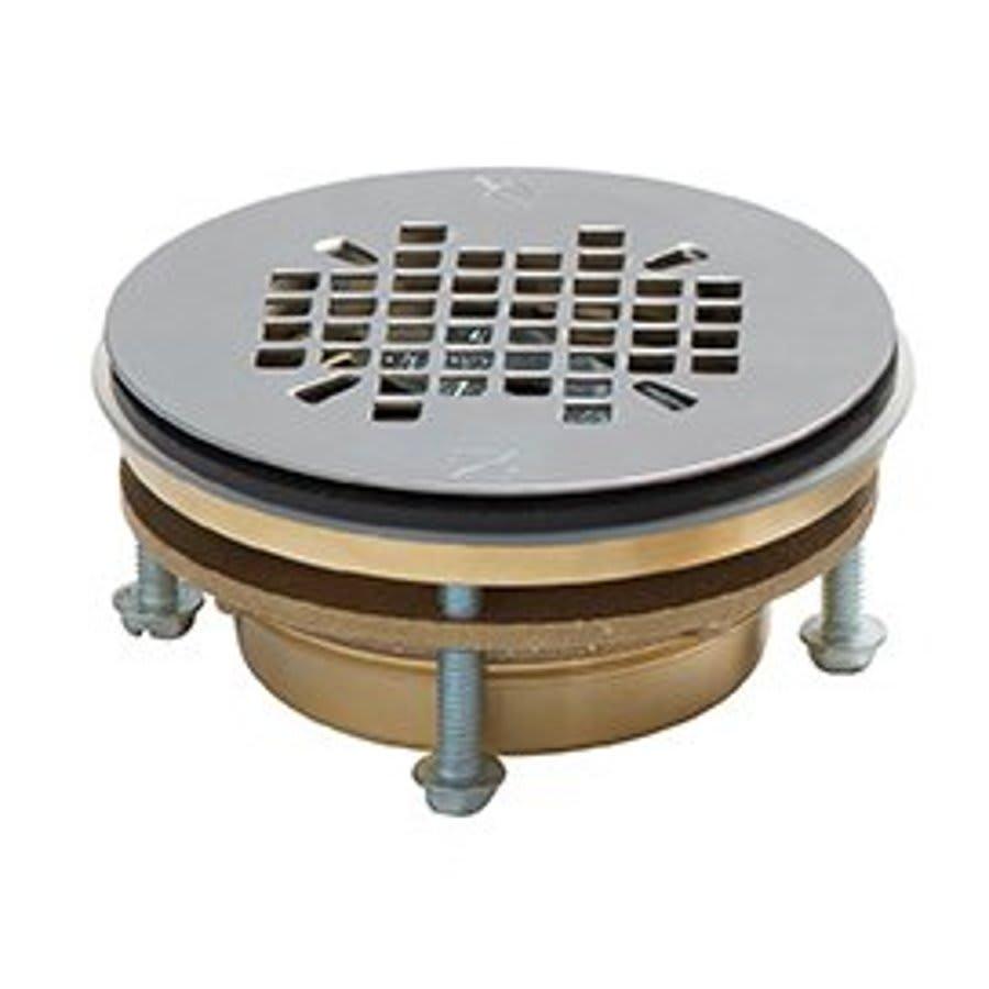 JackRabbit™ Shower Pan Drain, 2 in, No Caulk, 4-1/4 in, Grid, Brass Drain, Stainless Steel - pgxk4ihdbhehdd6g16t8@2x.jpg