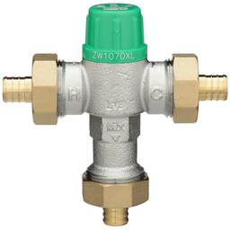 Aqua-Gard® Mixing Valve, 1/2 in, PEX, Bronze, Satin Nickel - pik3bpn0ibzzuwgvgrhq@2x.jpg