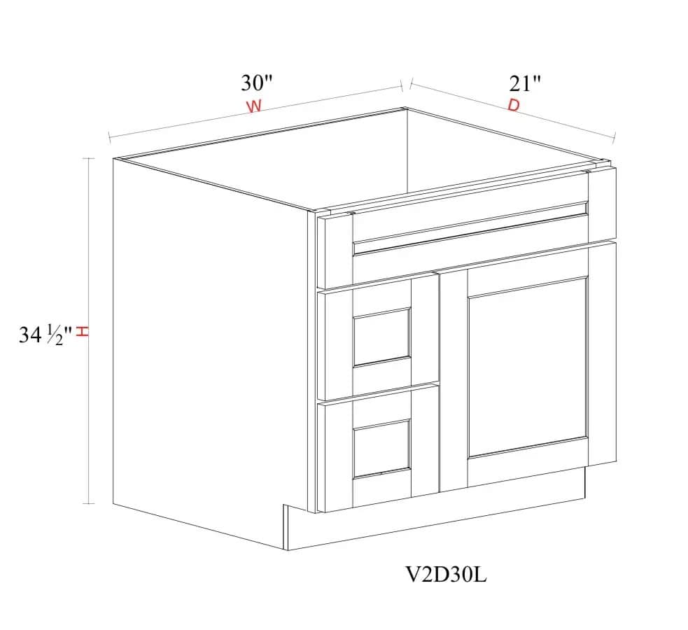 Vanity Sink Base Cabinet with Drawers Left - 30"W x 34- 1/2"H x 21"D - pirjeudpgo9hqucuq3ag@2x.jpg