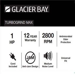 Glacier Bay TurboGrind Max 1 hp. Continuous Feed Garbage Disposal with Power Cord - piroo0pp96th4rvd6h9l@2x.jpg
