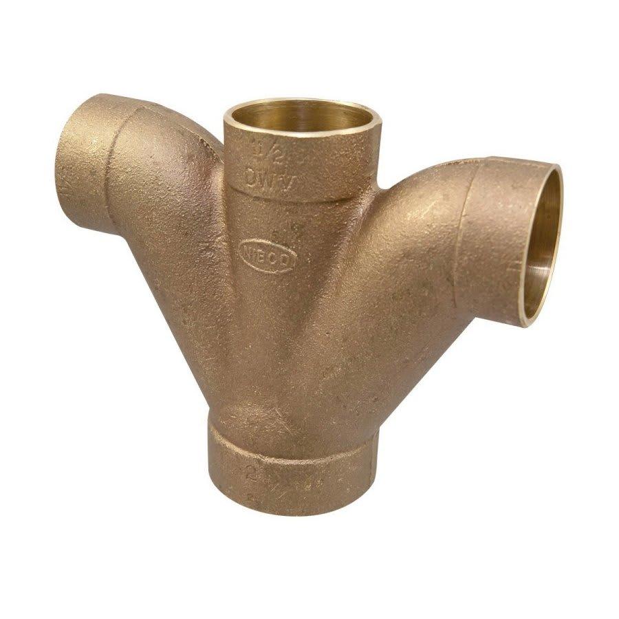 DWV Double Combination Wye and 45 deg Elbow, 2 x 1-1/2 x 1-1/2 x 1-1/2 in, C, Copper - pit3xpu0ywrnknhniy97@2x.jpg