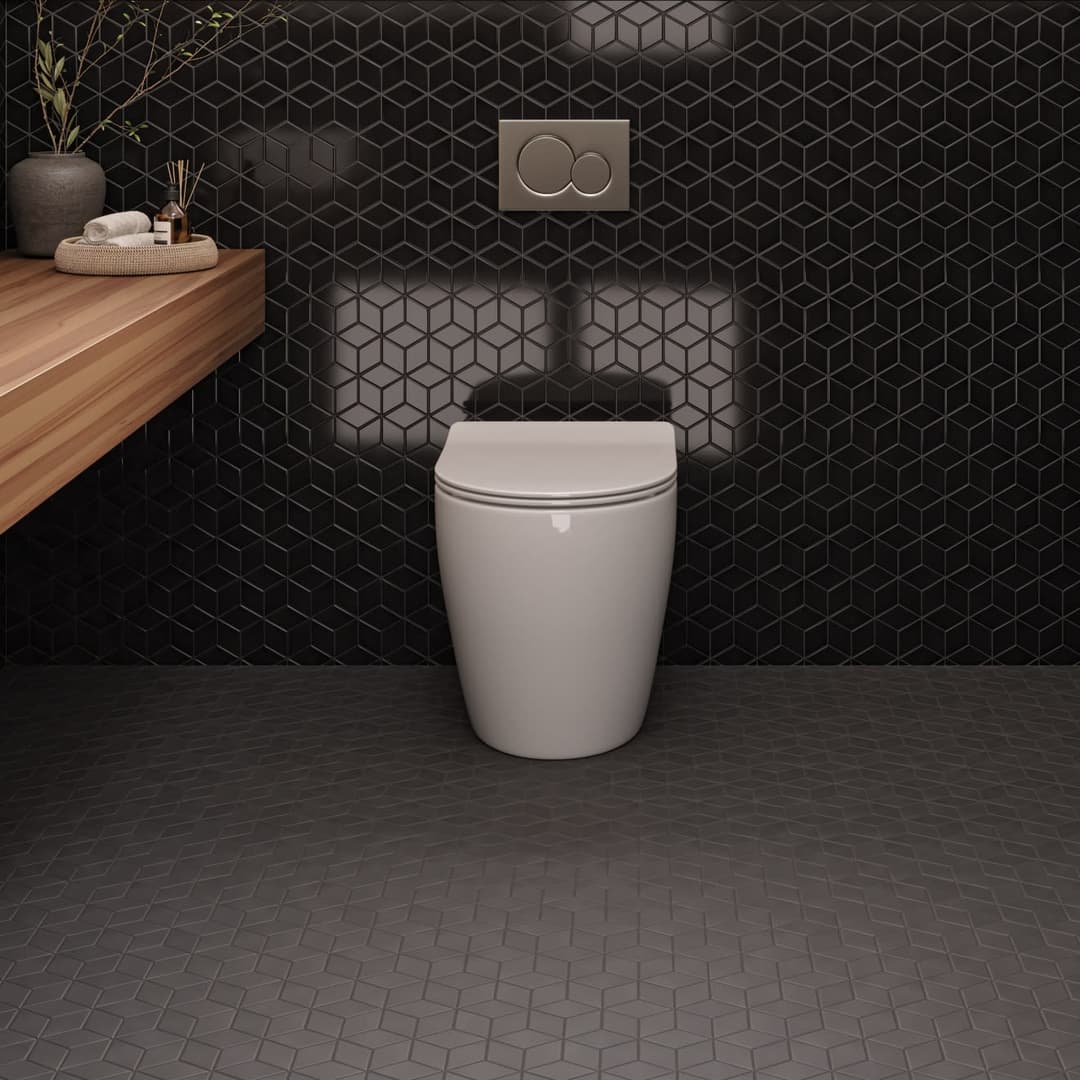 Le Cafe 2" x 3" Diamond Glossy Porcelain Mosaic Tile in White - pj67sbudjts5m0gaprab@2x.jpg
