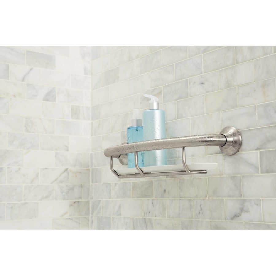 16" x 1" Grab Bar with Integrated Shelf from the Home Care Collection - pj7ozl0b9lygxus4nzo7@2x.jpg