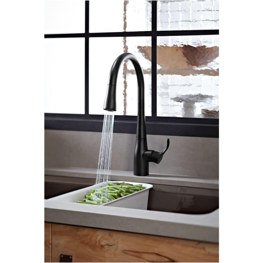 Simplice 1.5 GPM Single Hole Pull Down Kitchen Faucet - Includes Escutcheon - pjgwyq8x5a7bjqwgztwe@2x.jpg
