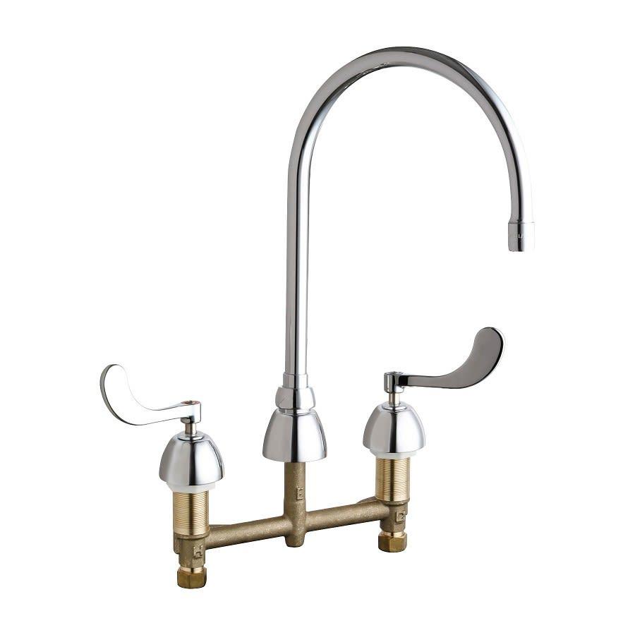 Kitchen Faucet, Deck Mount, ADA, 2 Blade Handle, 3-Hole, Polished Chrome - pjhb8qf8frpwsdn2rlmd@2x.jpg