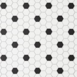 Le Cafe 1" x 1" Matte Porcelain Mosaic Tile - Deco Design 3 - pkmr1khyxsgubto6mnlr@2x.jpg