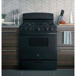 GE 30 in. 4.8 cu. ft. Freestanding Gas Range in Black (JGBS10DEMBB) - pmybltkuxetbjsjvjwec@2x.jpg