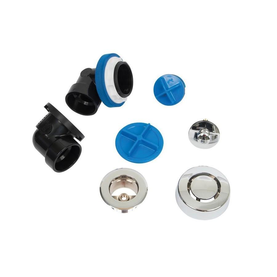 True Blue® Bath Drain Half Kit, Lift & Turn, ABS, Chrome - pmyyedza8n66ulaov3gv@2x.jpg
