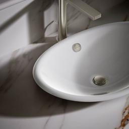 Iron Plains 20-3/4"L Enameled Cast Iron Wading Pool Oval Bathroom Sink with Overflow and White Painted Underside - pnvnlgyfreboa0thyhge@2x.jpg