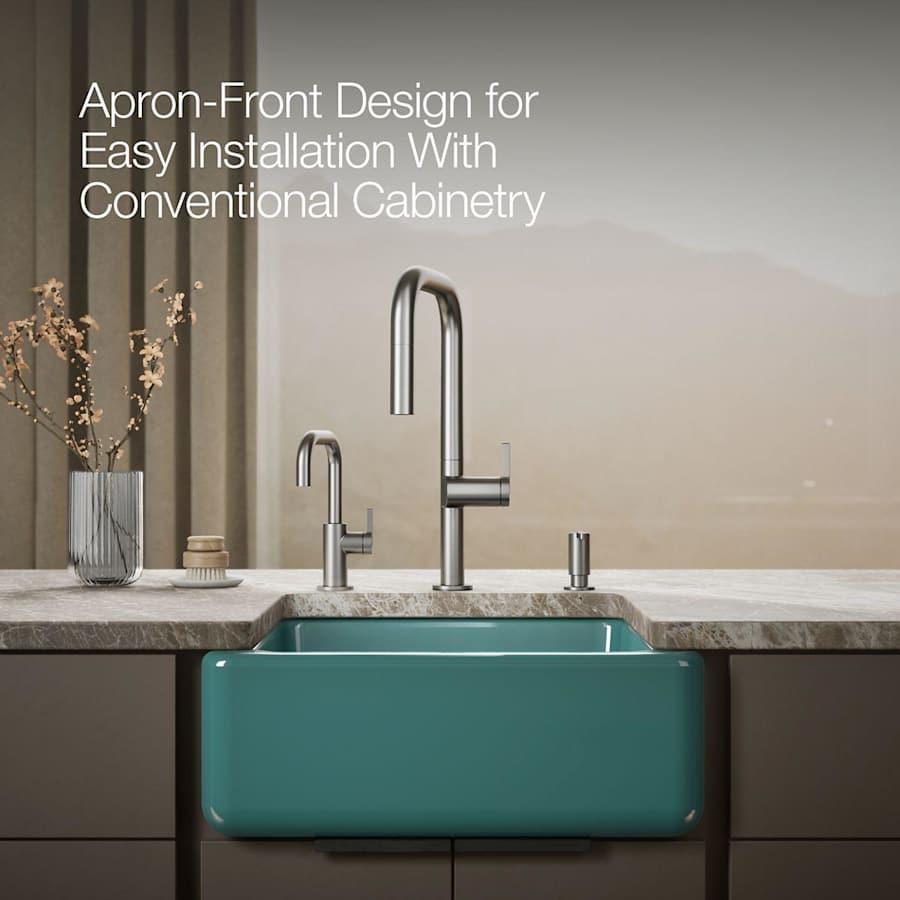 Whitehaven 23-1/2" Self-Trimming Farmhouse Single Basin Enameled Cast Iron Kitchen Sink - pnygriuslm8oiqxympap@2x.jpg