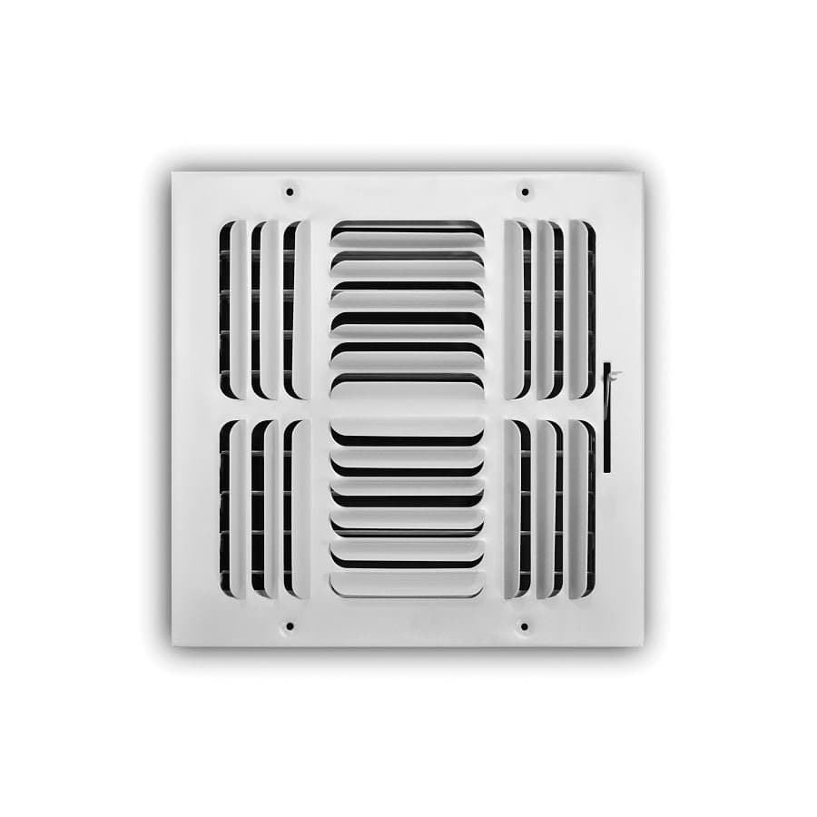 4-Way Curved Blade Supply Register, 12 x 12 in, Horizontal Blades, 7/8 in Spacing, Multi Shutter Damper, Steel, White - pok8mwgoao5bmunsfjhy@2x.jpg